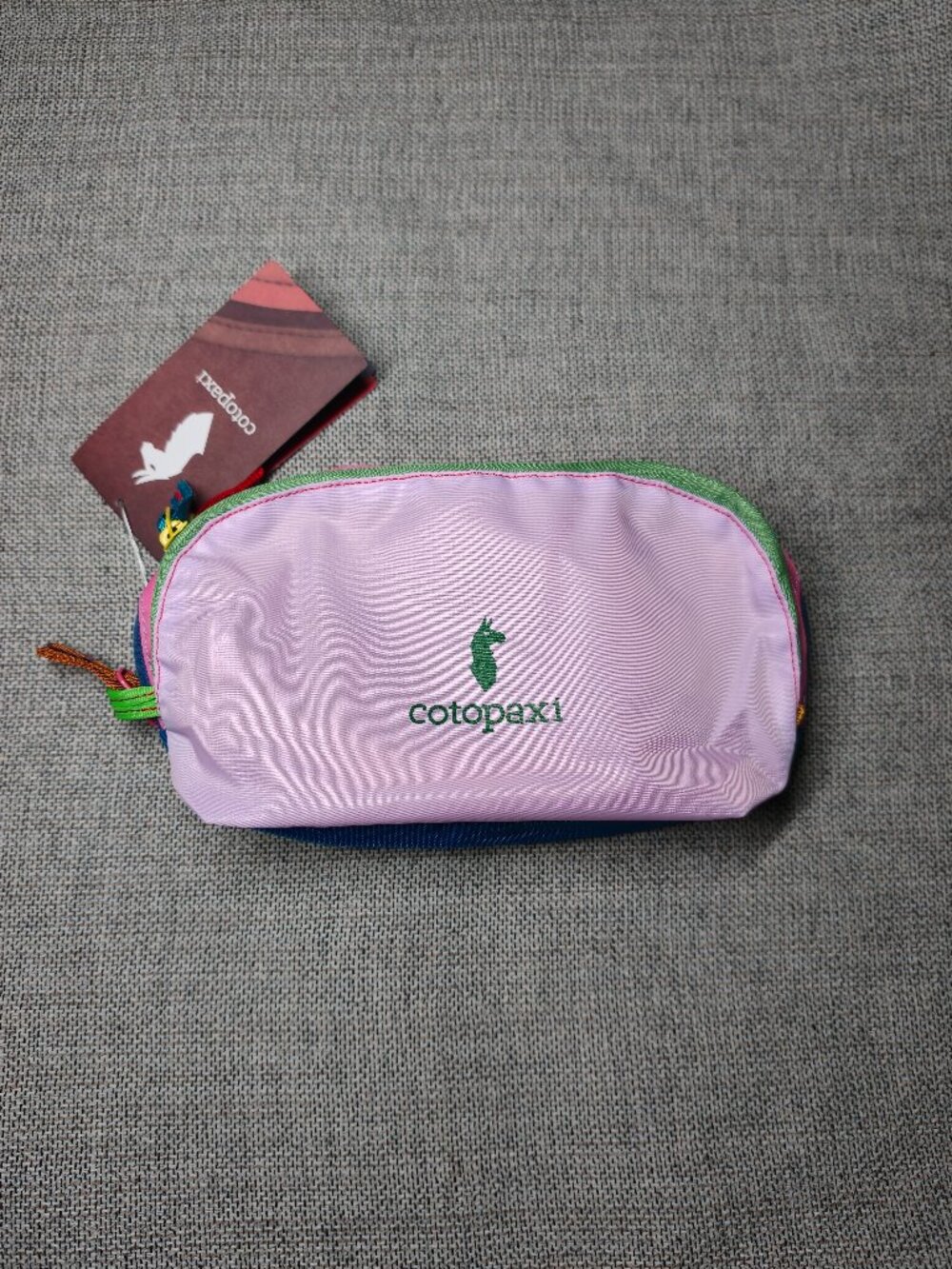 Cotopaxi Light Pink Multicolored Makeup Bag